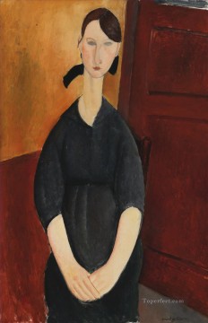 Amedeo Modigliani Painting - mujer joven 2 Amedeo Modigliani
